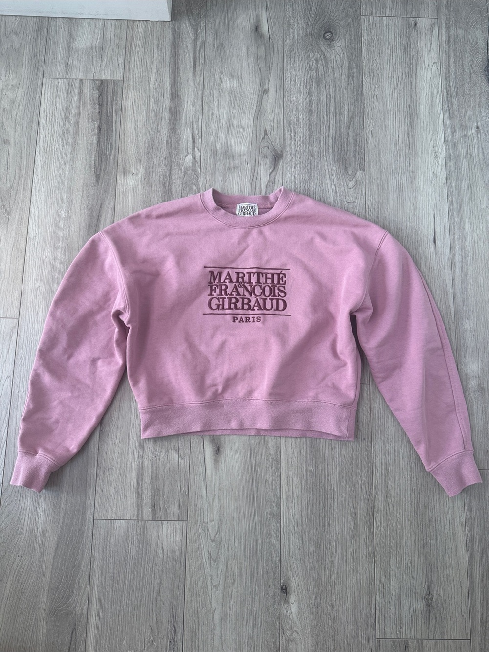 Marithe Francois Girbaud Cropped Sweatshirt - Picture 2 of 7